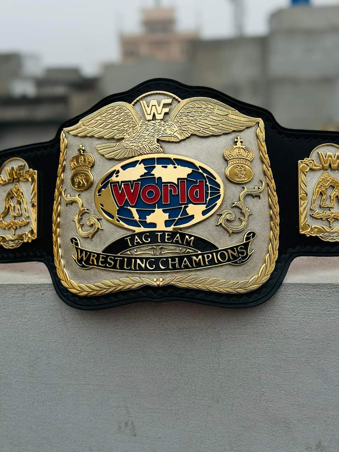 WWF Classic World Tag Team Championship Replica Title Belt