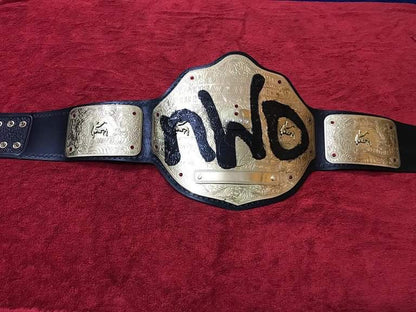 WCW NWO Big Gold Heavyweight Championship Title Belt Replica