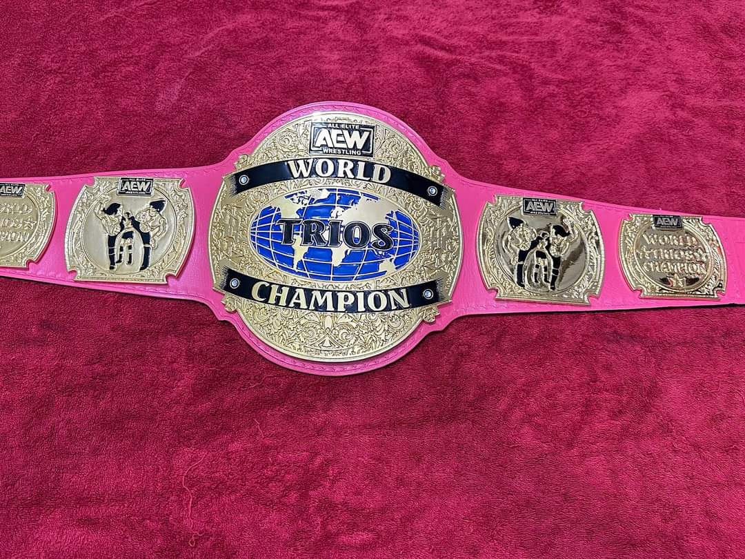AEW World Trios Championship Title Belt